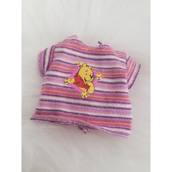 Barbie Flashlight Fun 1997 STACIE Pink Stripe Shirt Top Winnie The Pooh Y2K VTG - Picture 1 of 4